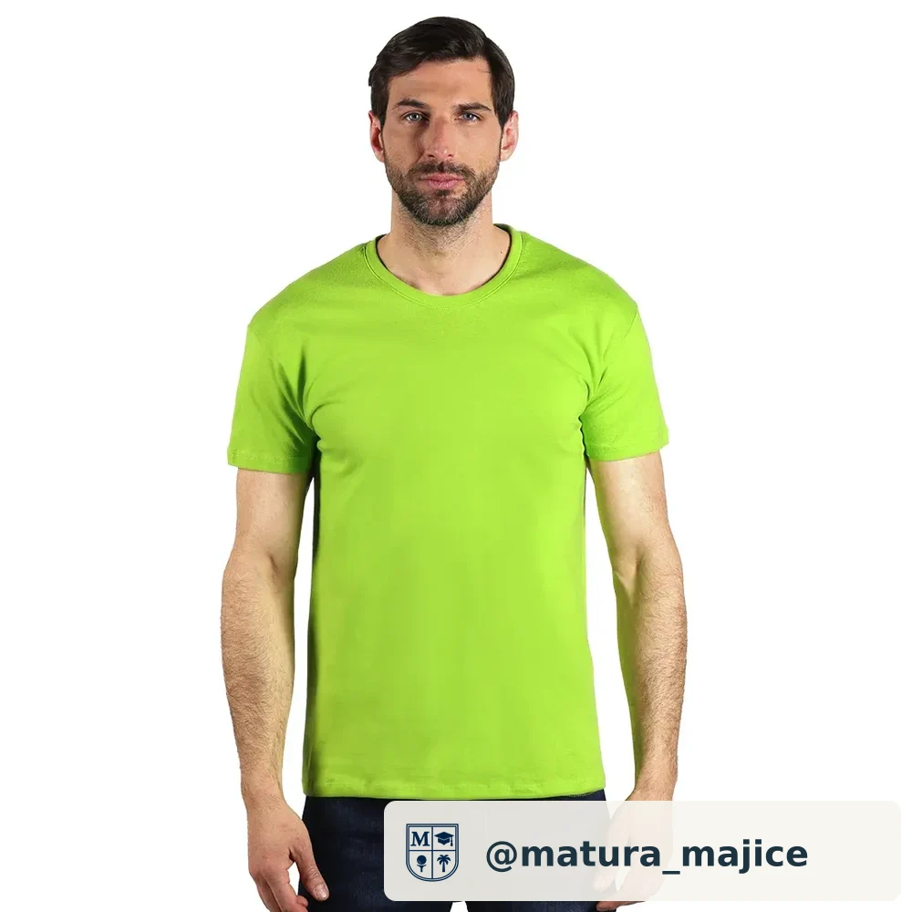 Unisex majica — Drečavo zelena — bez štampe