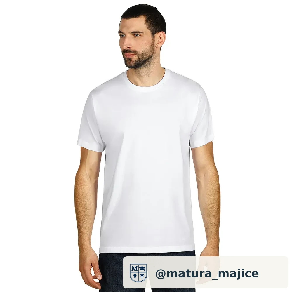 Unisex majica — Bela — bez štampe